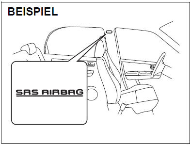 Suzuki Swift. Seiten- und Seiten-Kopf-Airbags