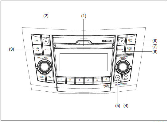 Suzuki Swift. Anhören einer CD