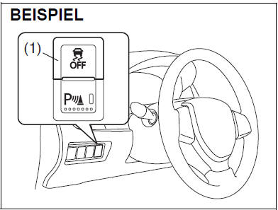 Suzuki Swift. ESP OFF-Schalter