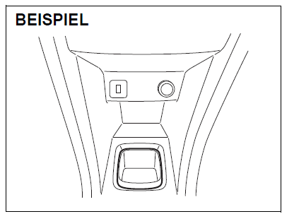 Suzuki Swift. Getränkehalter