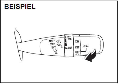 Suzuki Swift. Windschutzscheibenwaschanlage