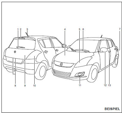 Suzuki Swift. AUSSEN