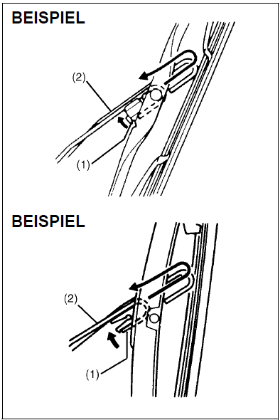 Suzuki Swift. Wischerblätter