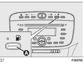 Fiat Punto. AUSWAHL DER BENZIN-/LPG-KRAFTSTOFF VERSORGUNG