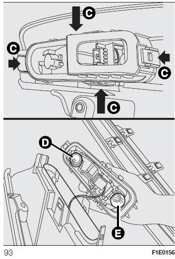 Fiat Punto. HECKLEUCHTEN 