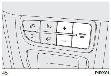 Fiat Punto. BEDIENTASTEN