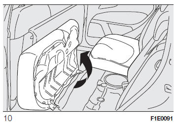 Fiat Punto. RÜCKSITZE