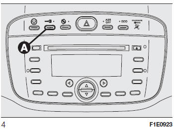 Fiat Punto. ZENTRALVER-/-ENTRIEGELUNG DERTÜREN VON INNEN