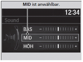 Audiosystem mit Farbdisplay