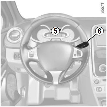 Renault Clio. Displays und anzeigen