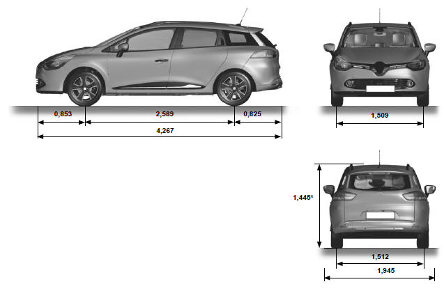 Renault Clio. Kombi-Ausführung