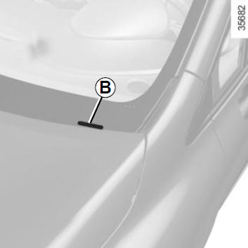 Renault Clio. Fahrzeugtypenschilder