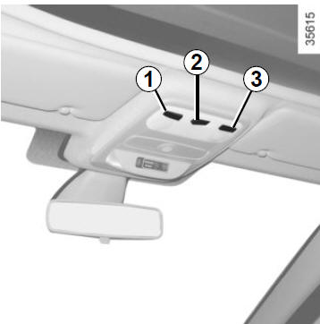 Renault Clio. Innenbeleuchtung
