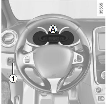 Renault Clio. Kontrolllampen