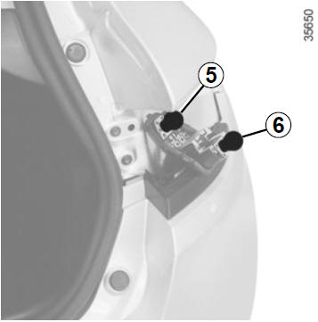 Renault Clio. Rückleuchten und Standlicht (Austausch der Lampen) 