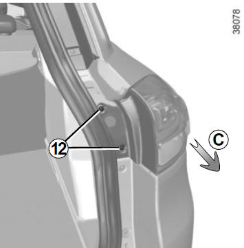 Renault Clio. Rückleuchten und Standlicht (Austausch der Lampen) 