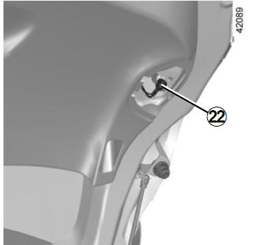 Renault Clio. Rückleuchten und Standlicht (Austausch der Lampen) 