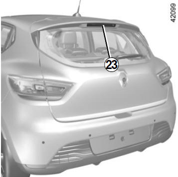 Renault Clio. Rückleuchten und Standlicht (Austausch der Lampen) 