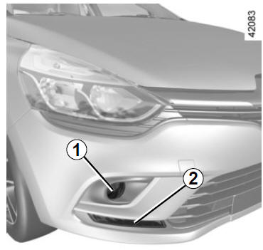 Renault Clio. Scheinwerfer vorn: Austausch der lampen