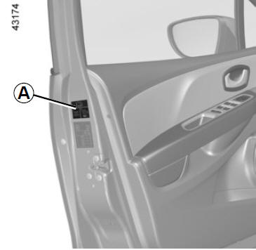 Renault Clio. Warnung Reifendruckverlust